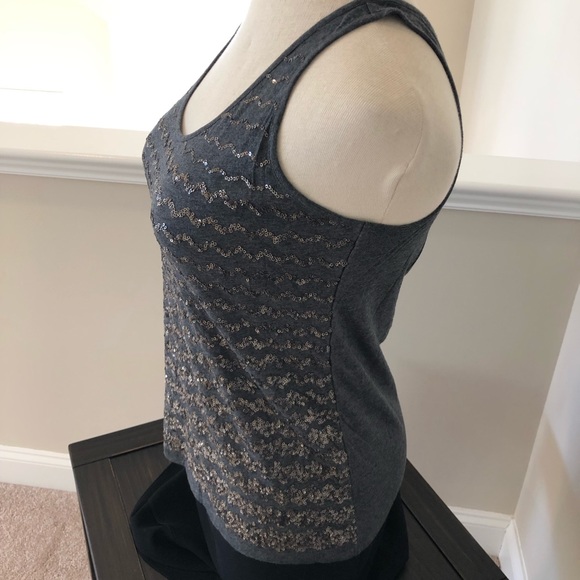 grey sequin top - Picture 4 of 6
